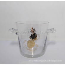 giant glass shaped ice wine bucket wine cooler